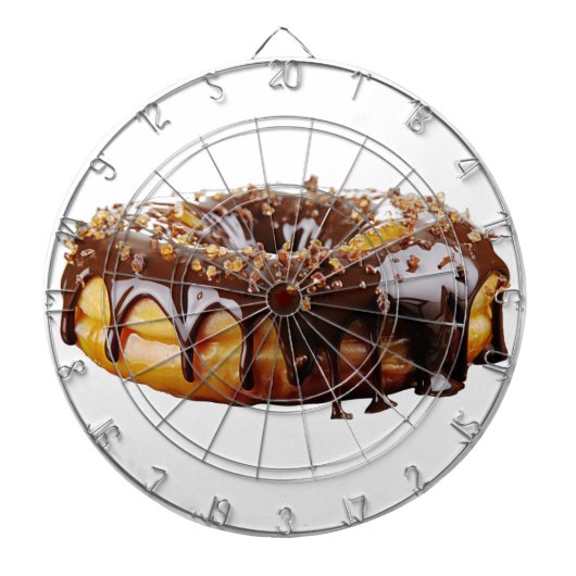 SlipperyJoe's decadent donut covered thick glossy  Dartscheibe (vorne)