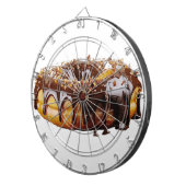 SlipperyJoe's decadent donut covered thick glossy  Dartscheibe (Vorderseite rechts)