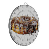 SlipperyJoe's decadent donut covered thick glossy  Dartscheibe (Vorderseite Links)