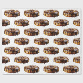 SlipperyJoe's decadent donut covered thick glossy  Geschenkpapier (Flach)