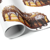 SlipperyJoe's decadent donut covered thick glossy Geschenkpapier (Rolleneckpunkt)