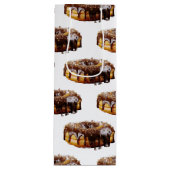 SlipperyJoe's decadent donut covered thick glossy Geschenktüte Für Weinflaschen (Vorderseite)