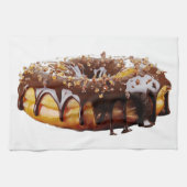 SlipperyJoe's decadent donut covered thick glossy  Geschirrtuch (Horizontal)