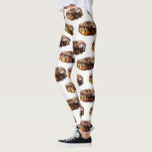 SlipperyJoe's decadent donut covered thick glossy  Leggings (Links)