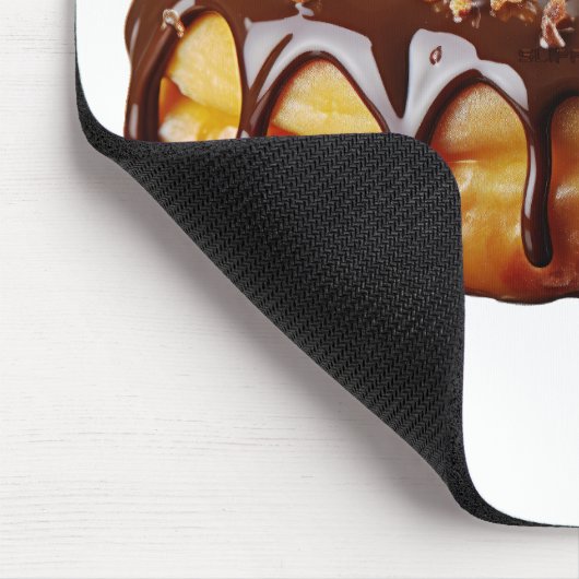 SlipperyJoe's decadent donut covered thick glossy  Mousepad (Ecke)