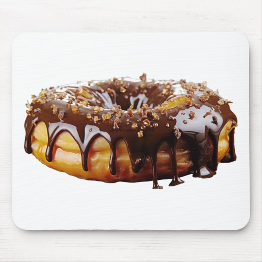 SlipperyJoe's decadent donut covered thick glossy  Mousepad (Vorne)