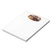 SlipperyJoe's decadent donut covered thick glossy Notizblock (Rotiert)