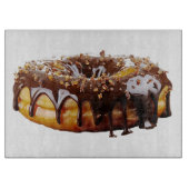 SlipperyJoe's decadent donut covered thick glossy  Schneidebrett (Vorderseite)