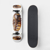 SlipperyJoe's decadent donut covered thick glossy  Skateboard (Vorderseite)