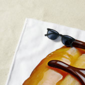 SlipperyJoe's decadent donut covered thick glossy  Strandtuch (Beispiel)