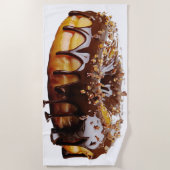 SlipperyJoe's decadent donut covered thick glossy  Strandtuch (Vorderseite)