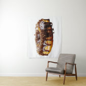 SlipperyJoe's decadent donut covered thick glossy Wandteppich (Beispiel)