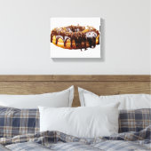 SlipperyJoe's dekadent nicht überdeckt dick glänze Leinwanddruck (Insitu (Schlafzimmer))