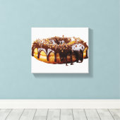 SlipperyJoe's dekadent nicht überdeckt dick glänze Leinwanddruck (Insitu (Holzboden))