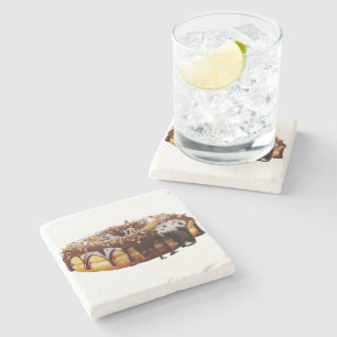 SlipperyJoe's dekadent nicht überdeckt dick glänze Steinuntersetzer