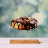 SlipperyJoe's dekadenter Donut, bedeckt mit dicker Acrylschild (Neutral)