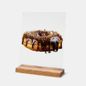 SlipperyJoe's dekadenter Donut, bedeckt mit dicker Acrylschild (Winkel)