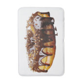 SlipperyJoe's dekadenter Donut, bedeckt mit dicker Badematte (Vorderseite Vertikal)