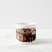SlipperyJoe's dekadenter Donut, bedeckt mit dicker Espressotasse (Vorderseite)