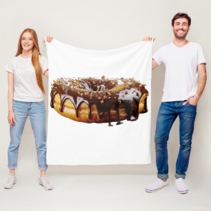 SlipperyJoe's dekadenter Donut, bedeckt mit dicker Fleecedecke