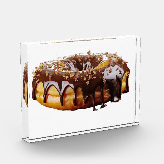 SlipperyJoe's dekadenter Donut, bedeckt mit dicker Fotoblock (Links)