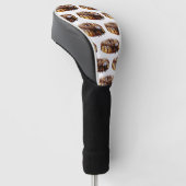 SlipperyJoe's dekadenter Donut, bedeckt mit dicker Golf Headcover (angewinkelt)