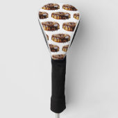 SlipperyJoe's dekadenter Donut, bedeckt mit dicker Golf Headcover (Vorderseite)