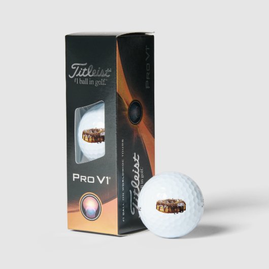 SlipperyJoe's dekadenter Donut, bedeckt mit dicker Golfball (Verpackung)