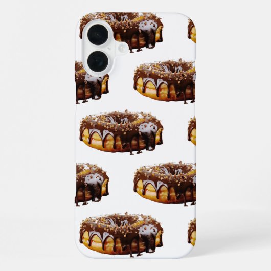 SlipperyJoe's dekadenter Donut, bedeckt mit dicker iPhone Hülle (Rückseite)