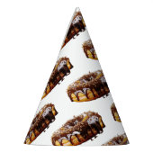 SlipperyJoe's dekadenter Donut, bedeckt mit dicker Partyhütchen (Links)