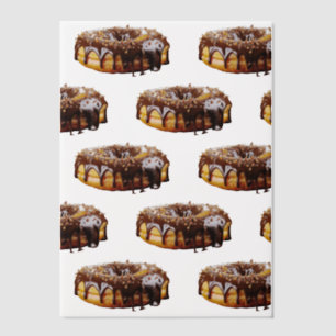 SlipperyJoe's dekadenter Donut, bedeckt mit dicker Pergament Einladungen
