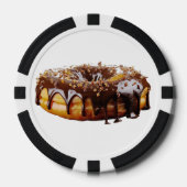 SlipperyJoe's dekadenter Donut, bedeckt mit dicker Pokerchips (Vorderseite)