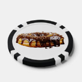 SlipperyJoe's dekadenter Donut, bedeckt mit dicker Pokerchips (Einzeln)