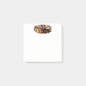 SlipperyJoe's dekadenter Donut, bedeckt mit dicker Post-it Klebezettel (Vorderseite)