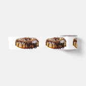SlipperyJoe's dekadenter Donut, bedeckt mit dicker Satinband (Vorderseite)