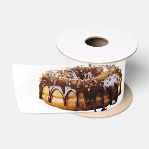 SlipperyJoe's dekadenter Donut, bedeckt mit dicker Satinband