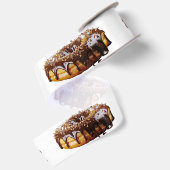 SlipperyJoe's dekadenter Donut, bedeckt mit dicker Satinband (Rückseite)
