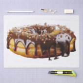 SlipperyJoe's dekadenter Donut, bedeckt mit dicker Seidenpapier (Handwerk)