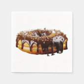 SlipperyJoe's dekadenter Donut, bedeckt mit dicker Serviette (Vorderseite)
