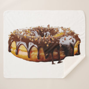 SlipperyJoe's dekadenter Donut, bedeckt mit dicker Sherpadecke