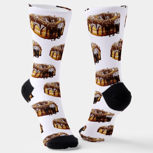 SlipperyJoe's dekadenter Donut, bedeckt mit dicker Socken (Gewinkelt)