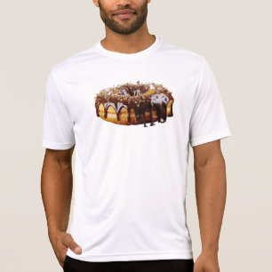 SlipperyJoe's dekadenter Donut, bedeckt mit dicker T-Shirt