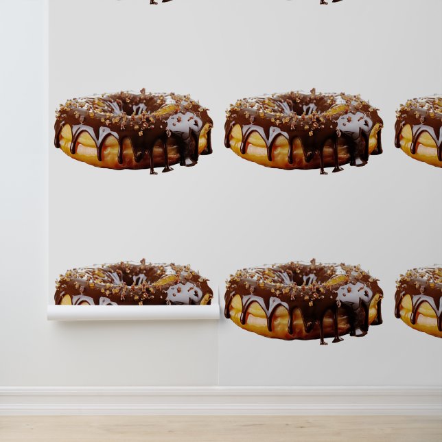 SlipperyJoe's dekadenter Donut, bedeckt mit dicker Tapete (Anwendung)