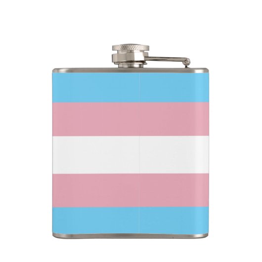 SlipperyJoe's Diversity-Markierung für Transgender Flachmann (Rückseite)