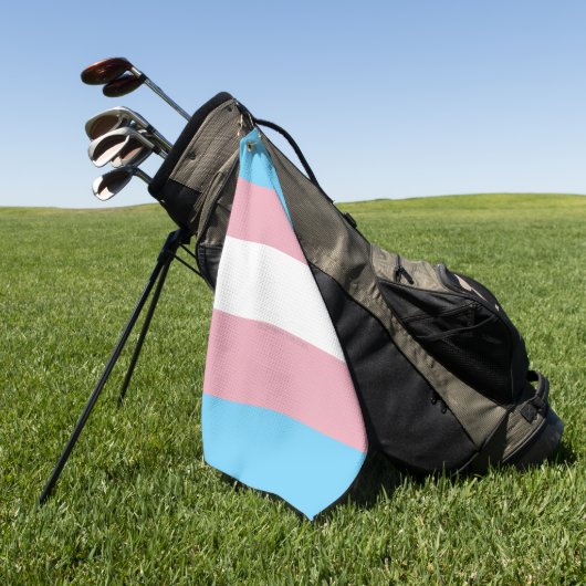 SlipperyJoe's Diversity-Markierung für Transgender Golfhandtuch (Gras)
