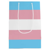 SlipperyJoe's Diversity-Markierung für Transgender Mittlere Geschenktüte (Rückseite)