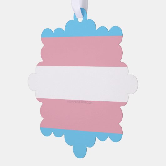 SlipperyJoe's Diversity-Markierung für Transgender Ornament Karte (Linke Ecke)