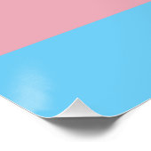 SlipperyJoe's Diversity-Markierung für Transgender Poster (Ecke)