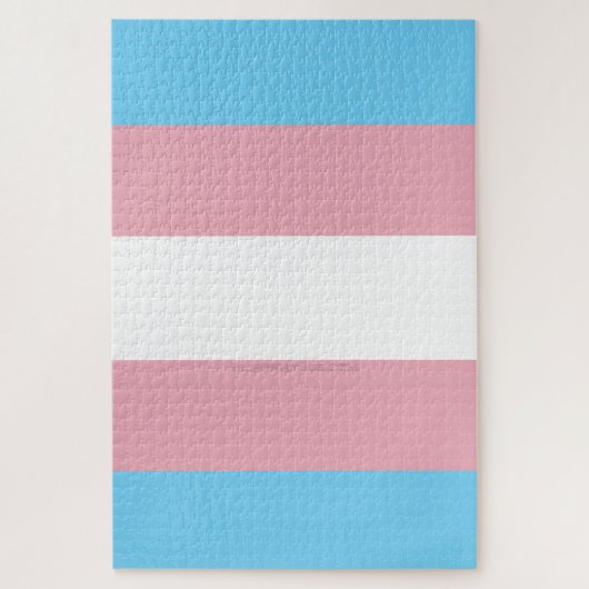 SlipperyJoe's Diversity-Markierung für Transgender Puzzle (Vertikal)