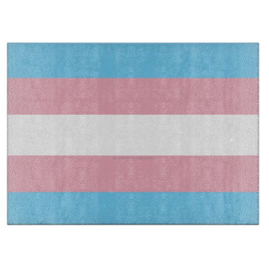 SlipperyJoe's Diversity-Markierung für Transgender Schneidebrett (Vorderseite)
